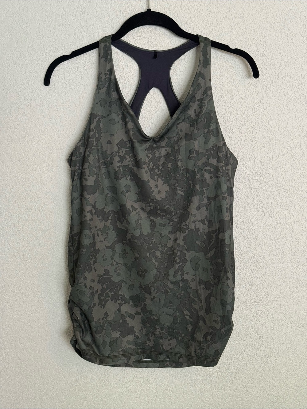 Prana Olive Camo Racerback Tank